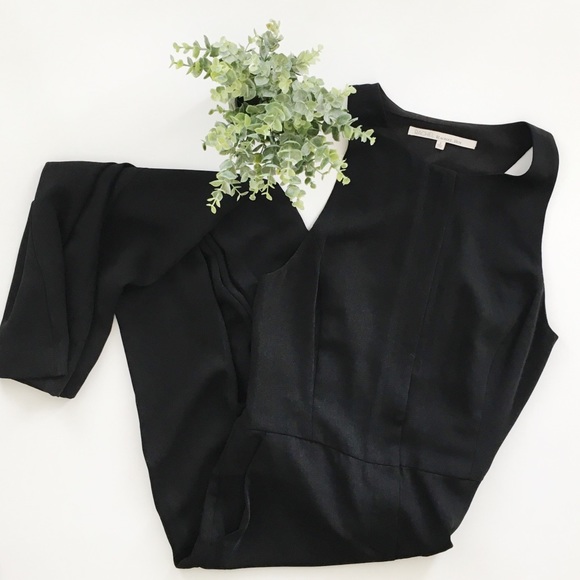 RACHEL Rachel Roy Other - Rachel Roy Black Flare Leg Zip Jumpsuit